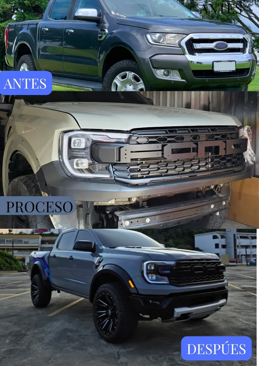 Antes, proceso y después