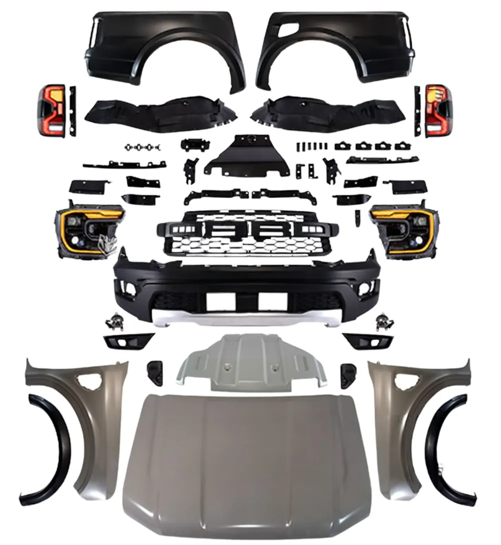 Body kit Ford Ranger Look Raptor: todas las piezas