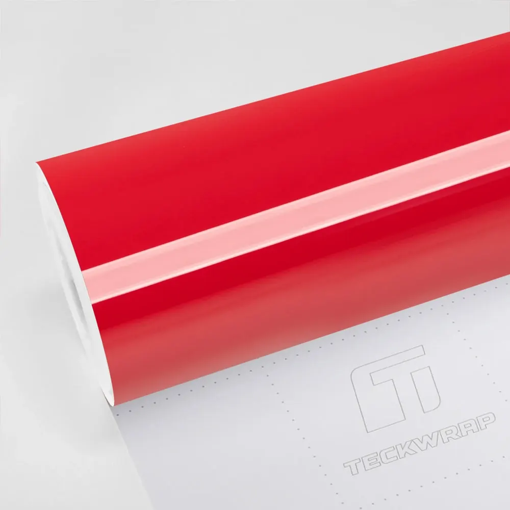 PPF TeckWrap Inferno Red (CPX311): muestra del material