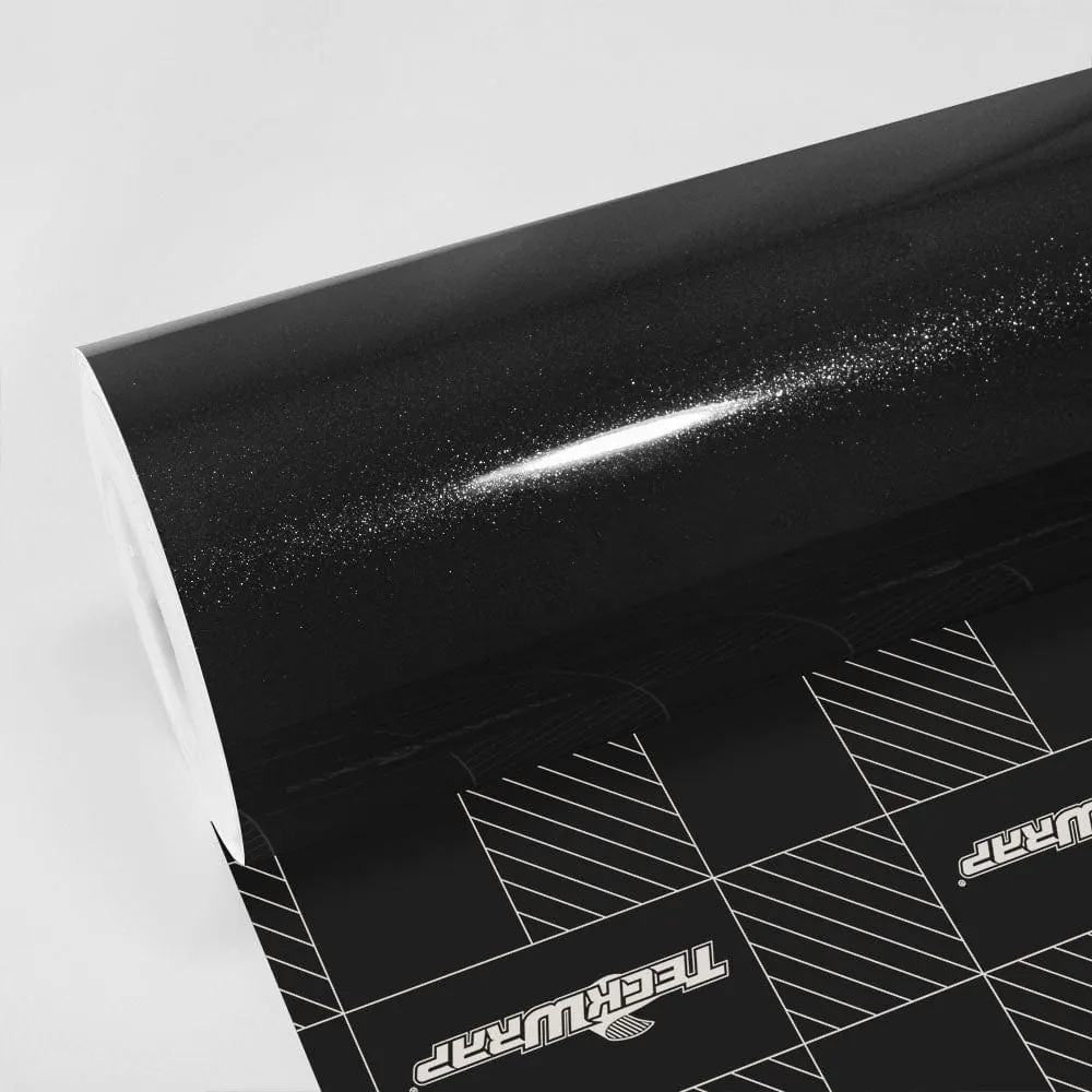 Vinil TeckWrap Ebony Sparkle (CK202-HD): muestra del material