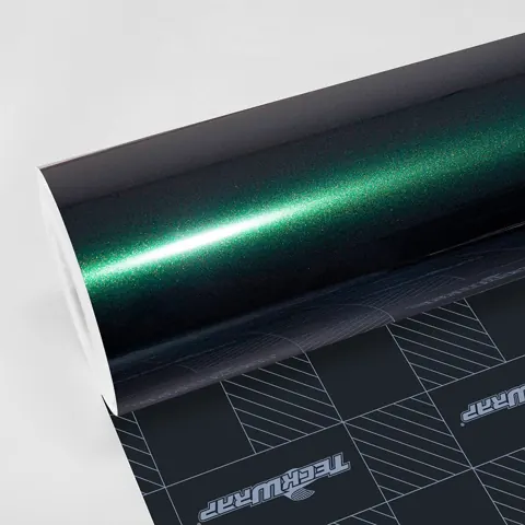 Vinil TeckWrap Gloss Green Black (HM07-HD)