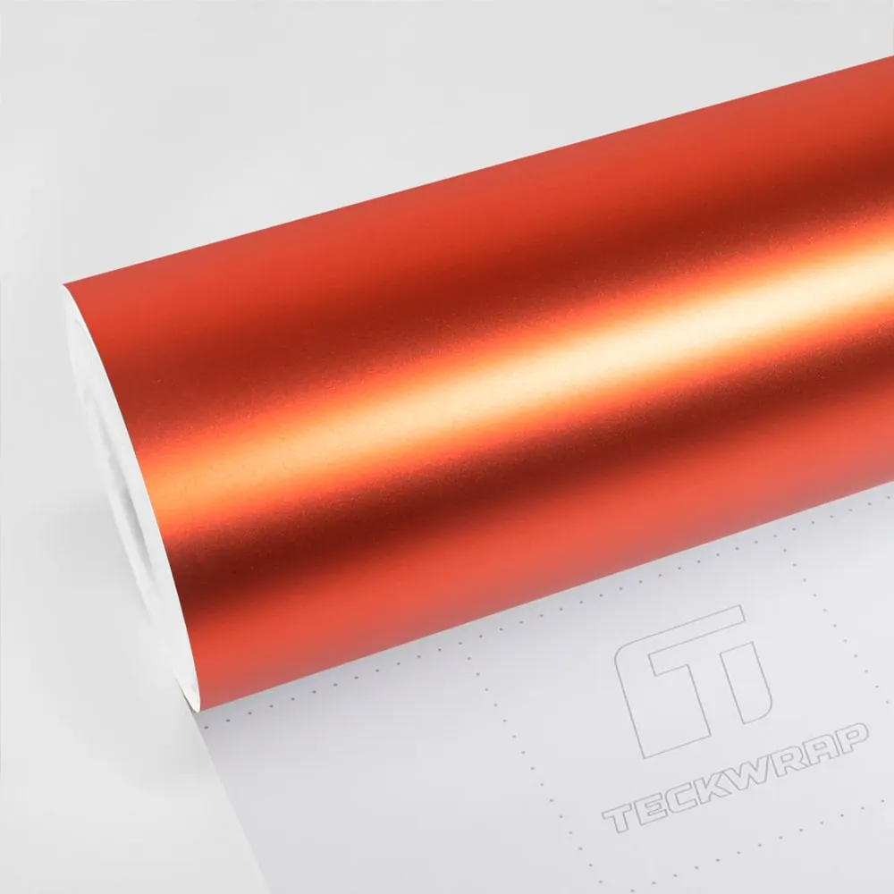 Vinil TeckWrap Llama Naranja (VCH418-M): muestra del material
