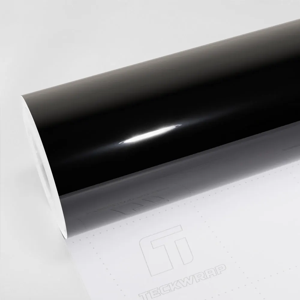Vinil TeckWrap MirrorBlack Supreme (CG01-Pro+): muestra del material