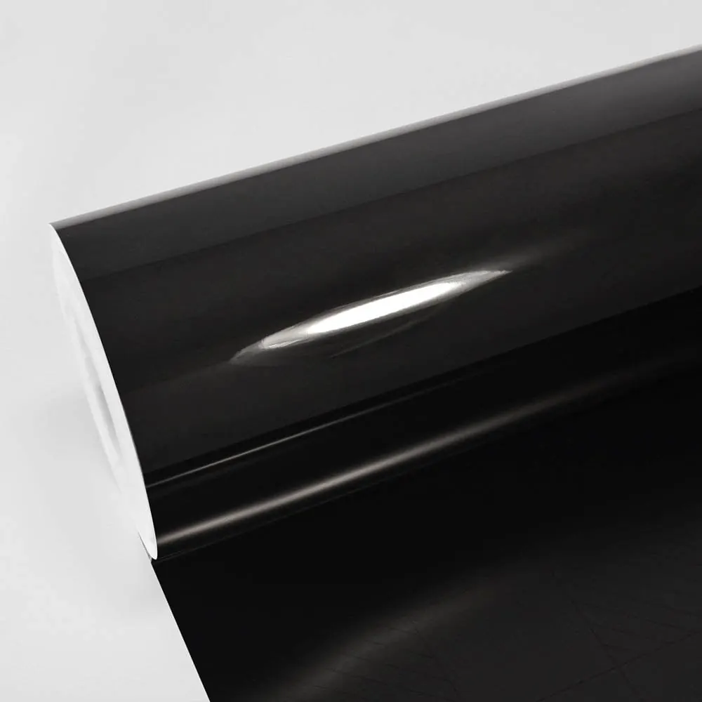 Vinil TeckWrap Ultimate Black (CG01-HD): muestra del material