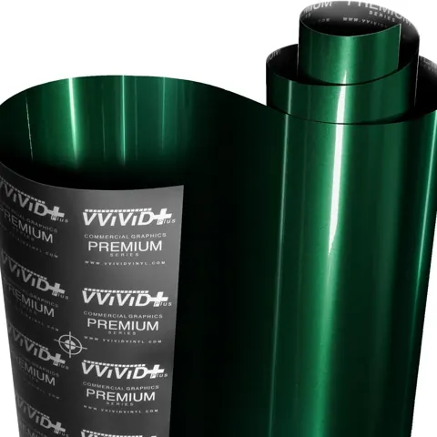 Vinil VViViD Ultra Gloss Metallic Emerald Green